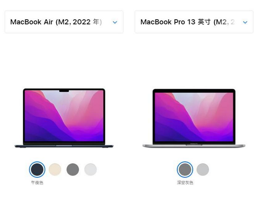 M2 MacBook Air和M2 MacBook Pro买哪个好？怎么选？