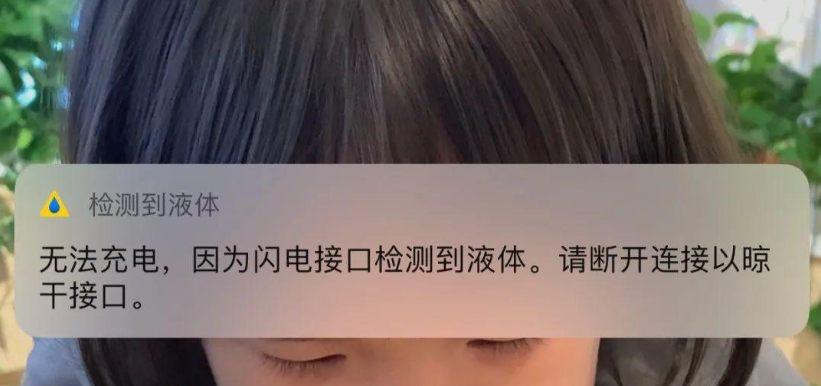 苹果手机充电提示"闪电接口检测到液体"的解决办法