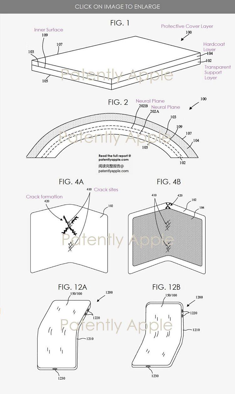 苹果解决折叠手机最大痛点：折叠屏幕折痕裂纹