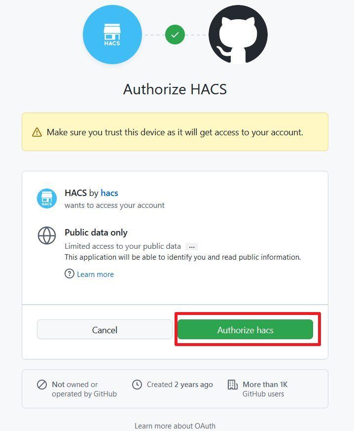 Home Assistant HACS hacs 