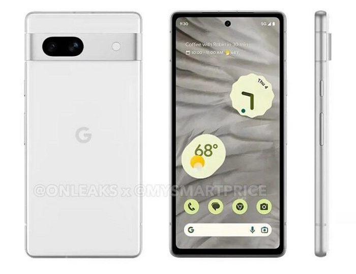 Google Pixel 7a 渲染图曝光：并将推出全新淡蓝色