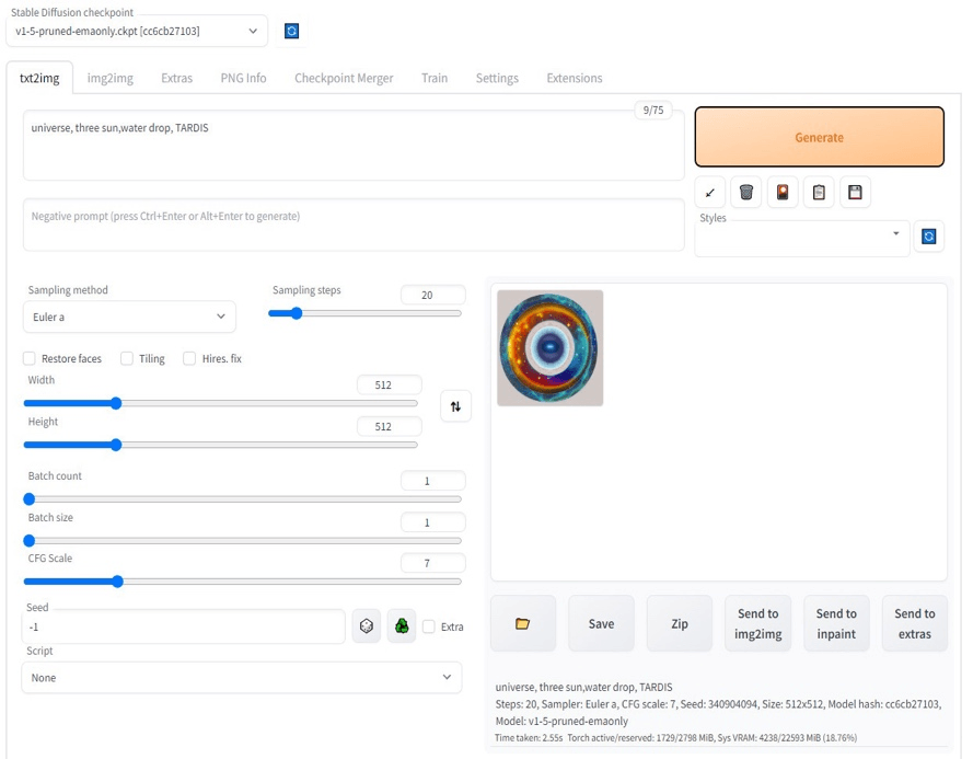 基于 SageMaker Notebook 快速搭建 Stable Diffusion – AI作画可视化环境