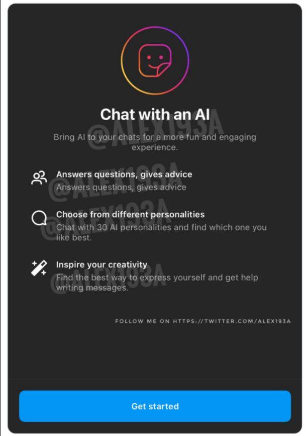 爆料称Instagram将导入AI聊天机器人且拥有30种不同的个性