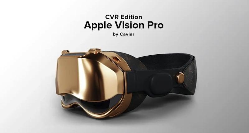 奢侈品牌Caviar推出黄金版 Apple Vision Pro ：尽显奢华