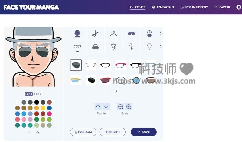 FaceYourManga - 卡通头像制作在线工具(含教程)