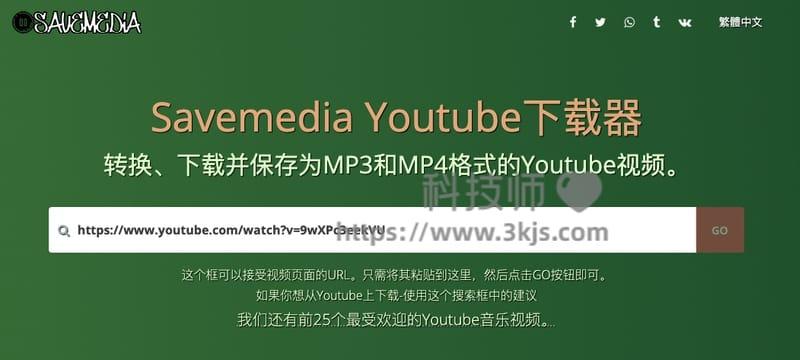 savemedia - 免费在线视频下载工具(含教程)