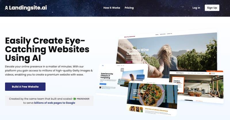 Landingsite.ai -  在线网页制作AI工具(含教程)