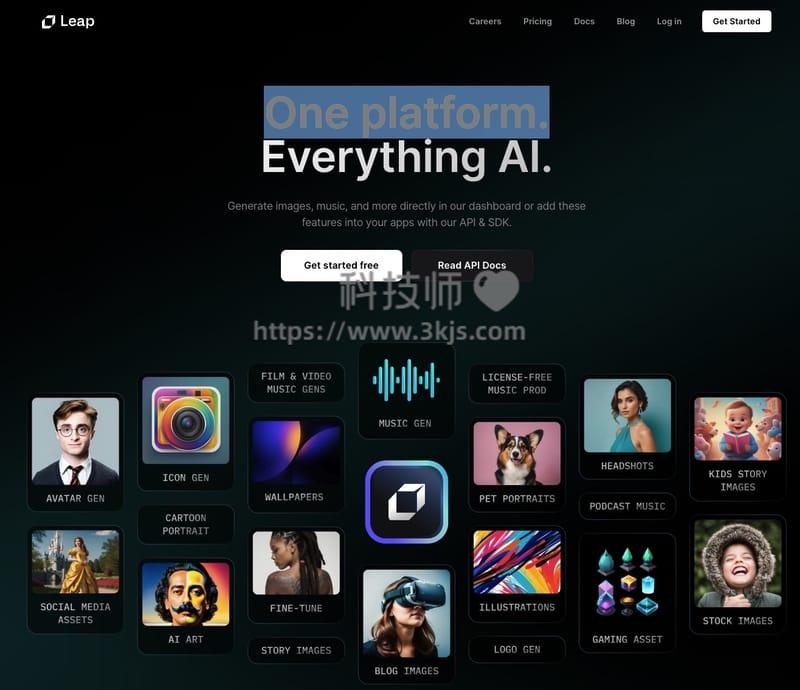 Leap AI - AI文章/图像/音乐/视频一站式生成工具