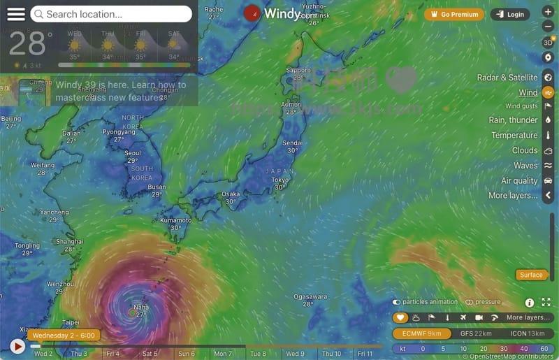 windy - 气象云图实时查询在线网站(含教程)