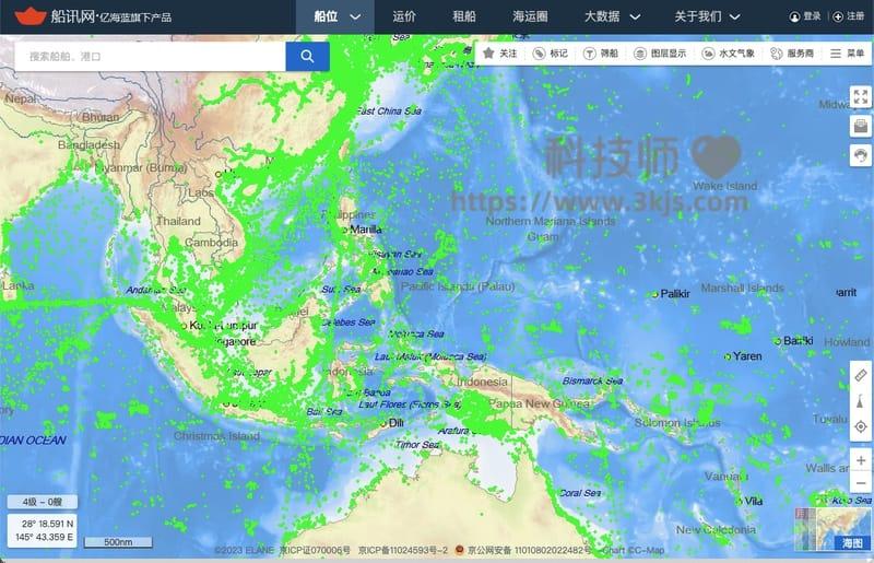 船讯网 - 船舶追踪查询网站(含教程)