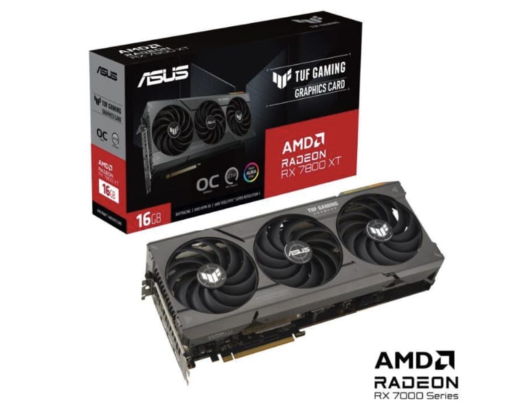 华硕推出 Radeon RX 7800 XT / 7700 XT 显卡