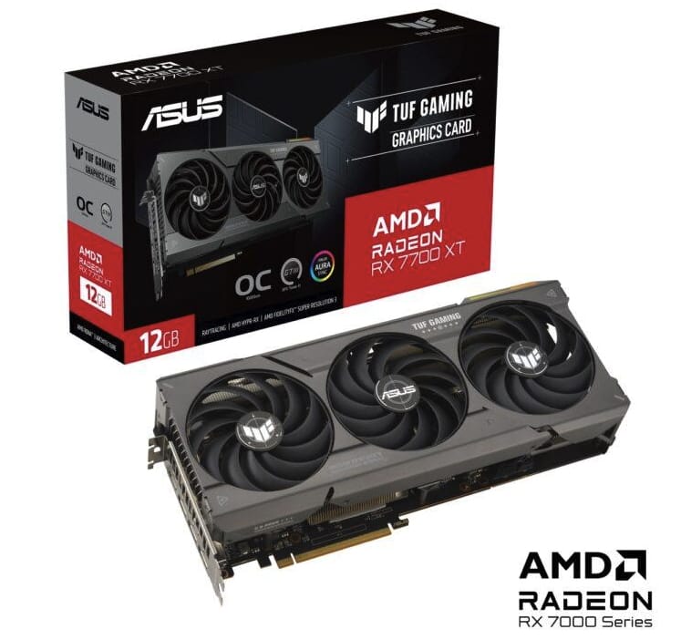 华硕推出 Radeon RX 7800XT / 7700XT 显卡