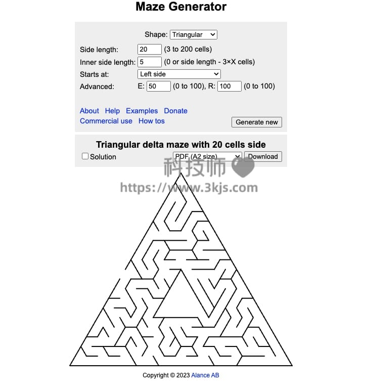 Maze Generator - 迷宫生成器(含教程)