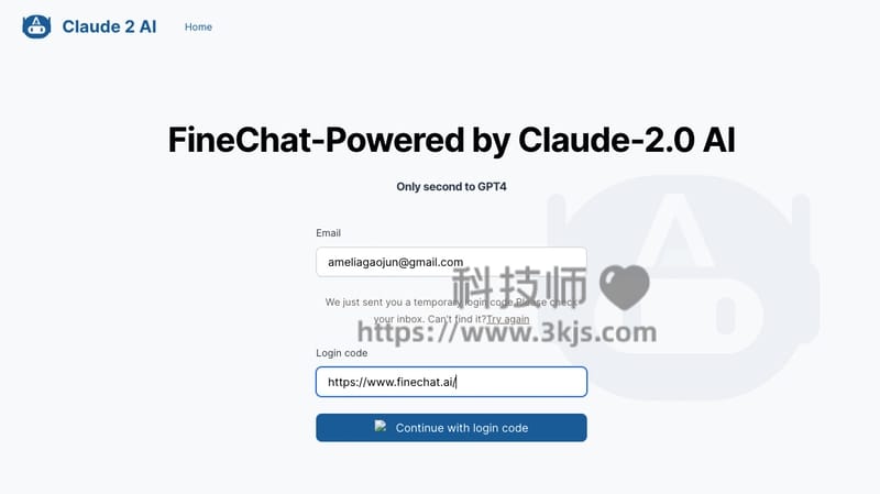 
finechat - 可直接访问使用的 Claude 2 镜像网站(含教程)
