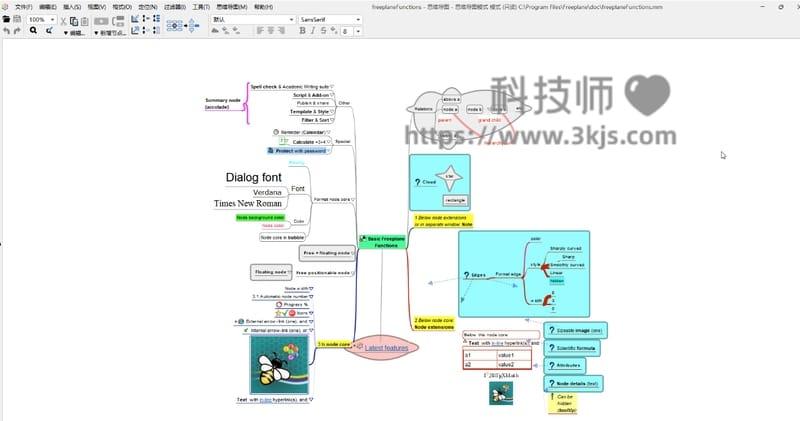 Freeplane - 免费的思维导图软件