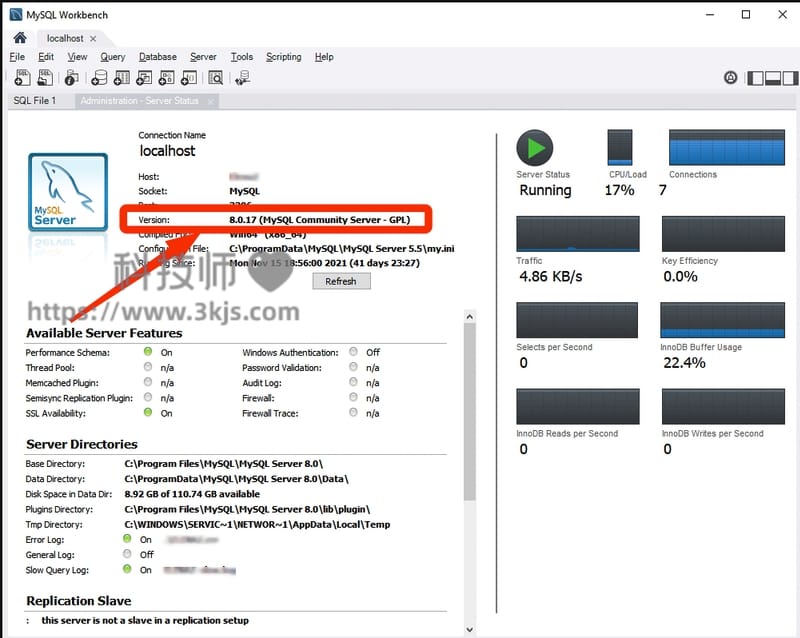 如何查看mysql版本（mysql查看版本的方法）