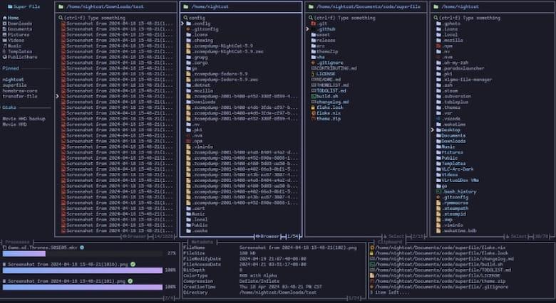 superfile - 终端文件管理器