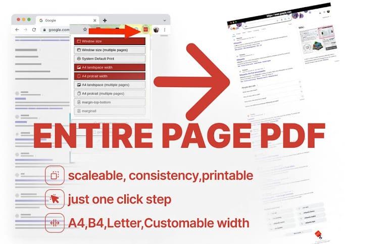 Just-One-Page-PDF ：网页转PDF的Chrome插件