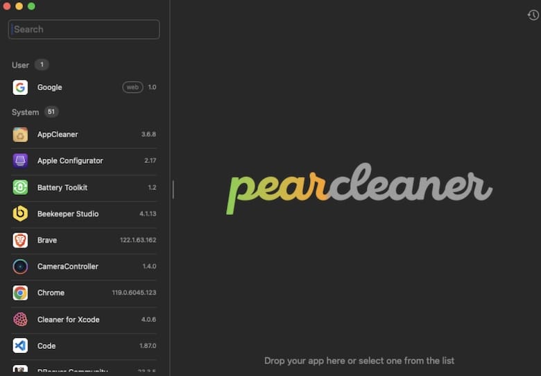 PearCleaner - Mac系统优化清理软件