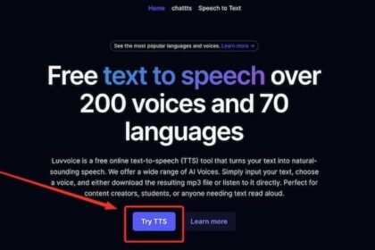 Luvvoice - 基于AI的文字转语音在线工具