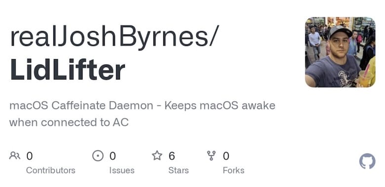 LidLifter - 让mac合盖不休眠的工具