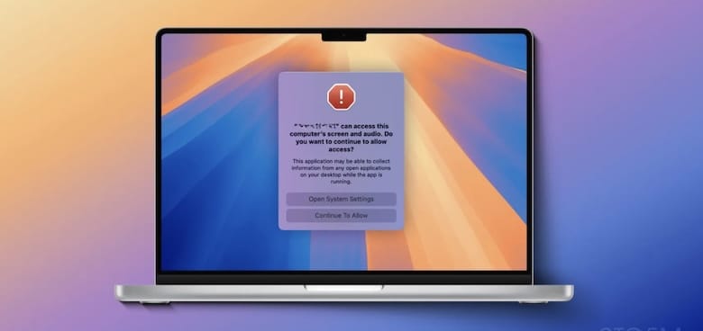 macOS Sequoia 会每周提醒用户确认屏幕录制权限