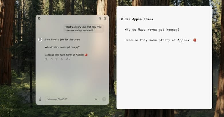 OpenAI推出Mac版ChatGPT应用新版本，优化多任务处理体验