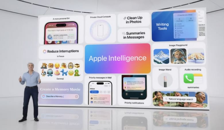 苹果公司将于10月底推出AI功能"Apple Intelligence"