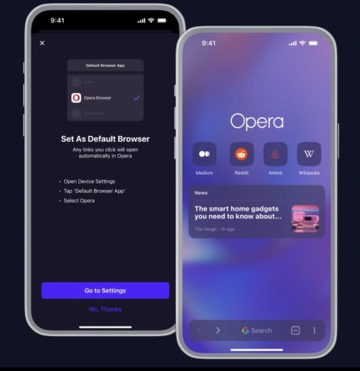 Opera One AI浏览器正式登陆iOS系统