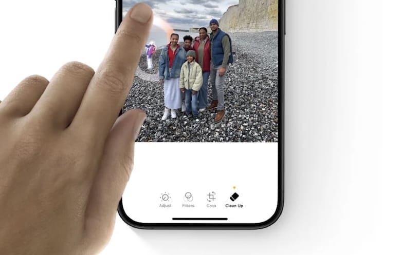 iOS 18.1为照片App引入AI一键清除功能