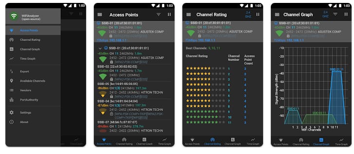 WiFi Analyzer - 安卓WiFi信号强度和网络质量分析工具