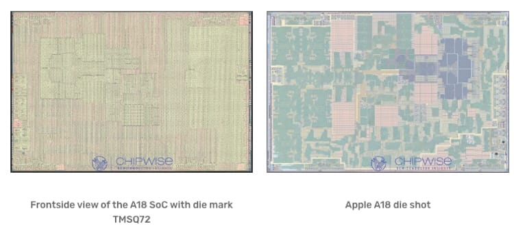苹果A18和A18 Pro芯片分析照片曝光，两款芯片实为完全不同设计