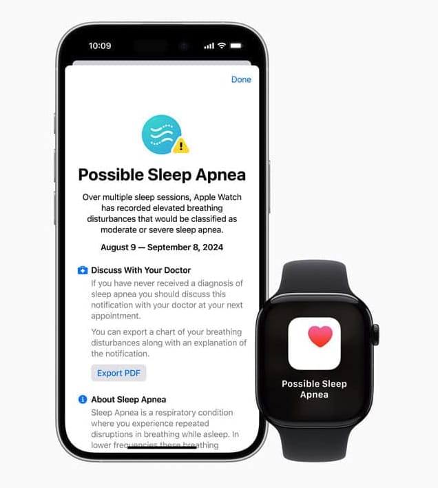 Apple Watch睡眠呼吸暂停检测功能正式上线 