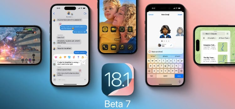 苹果发布 iOS 18.1 Beta 7 公测版，正式版即将到来