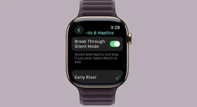 Apple Watch 闹钟新功能：watchOS 11.4让静音模式不再错过闹铃