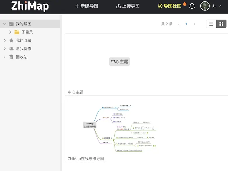 ZhiMap - 在线思维导图绘制工具